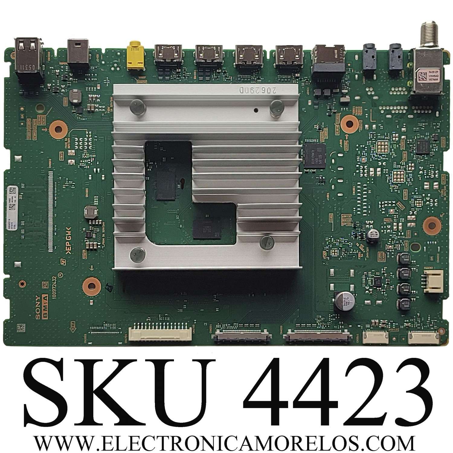 MAIN ORIGINAL PARA TV SONY 4K UHD HDR ANDROID TV / NUMERO DE PARTE A5042677A 006 / 100972432 / A5042677B 006 / 100972423 / A-5042-677-A 006 / A-5042-677-B 006 / PANEL YDCM085CCN11 / DISPLAY V850DK2-Q01 K2 / MODELO KD-85X80CK / KD85X80CK